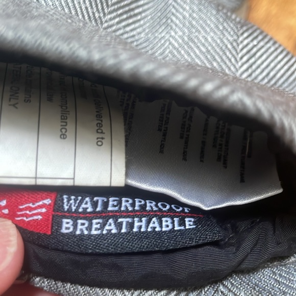 Head Outlast Waterproof winter gloves sz M gray pattern white black zip … - Picture 10 of 12